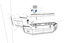 Load image into Gallery viewer, 2011-2014 CHEVY 2500HD/3500 CNC Front Bumper Kit