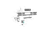 Load image into Gallery viewer, 3RD GEN Ram Rear Step Bumper Plasma Blue Prints