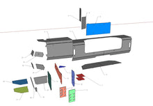 Load image into Gallery viewer, 1999-2010 Ford F250/F350 Superduty Rear Bumper CNC File Kit