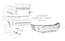 Load image into Gallery viewer, 2003 - 2006 Chevy 2500/3500 CNC Front Bumper File Kit.