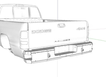 Load image into Gallery viewer, 1994-2002 Ram Rear Step Bumper Plasma Blue Prints
