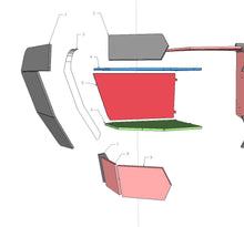 Load image into Gallery viewer, 2008-2010 GMC / CHEVY 2500HD/3500 CNC Rear Bumper Kit