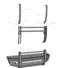 Load image into Gallery viewer, 1994-2002 Ram CNC Front Bumper Grill Guard Supplement
