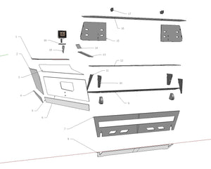 2005-2007 Superduty Front Bumper CNC File Kit