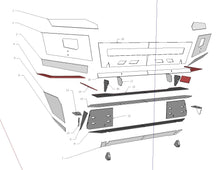 Load image into Gallery viewer, 1999-2004 Excursion Front Bumper CNC File Kit
