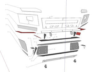 1999-2004 Superduty Front Bumper CNC File Kit