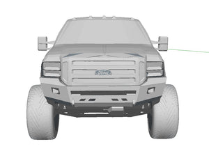 2005-2007 Superduty Front Bumper CNC File Kit