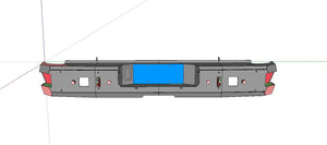 2011-2014 GMC / CHEVY 2500HD/3500 CNC Rear Bumper Kit